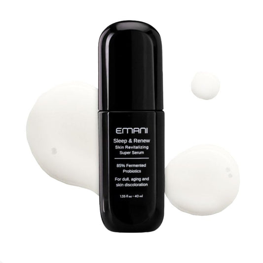 Emani Sleep And Renew Face Serum - Anti-Aging Hydrating Formula With Probiotics | 1.18 fl oz