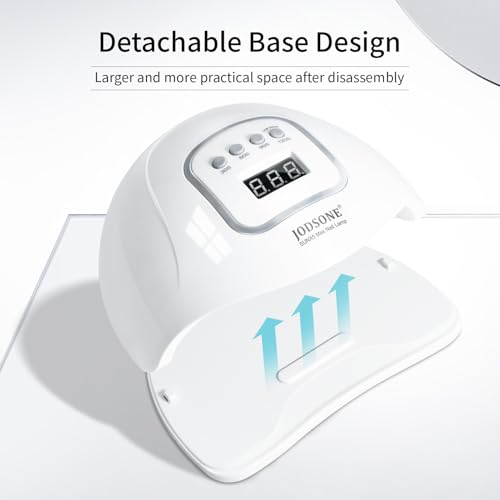 JODSONE U V LED Nail Lamp, Nail Dryer for Gel Polish, Led Light with Automatic Sensor & 4 Timers