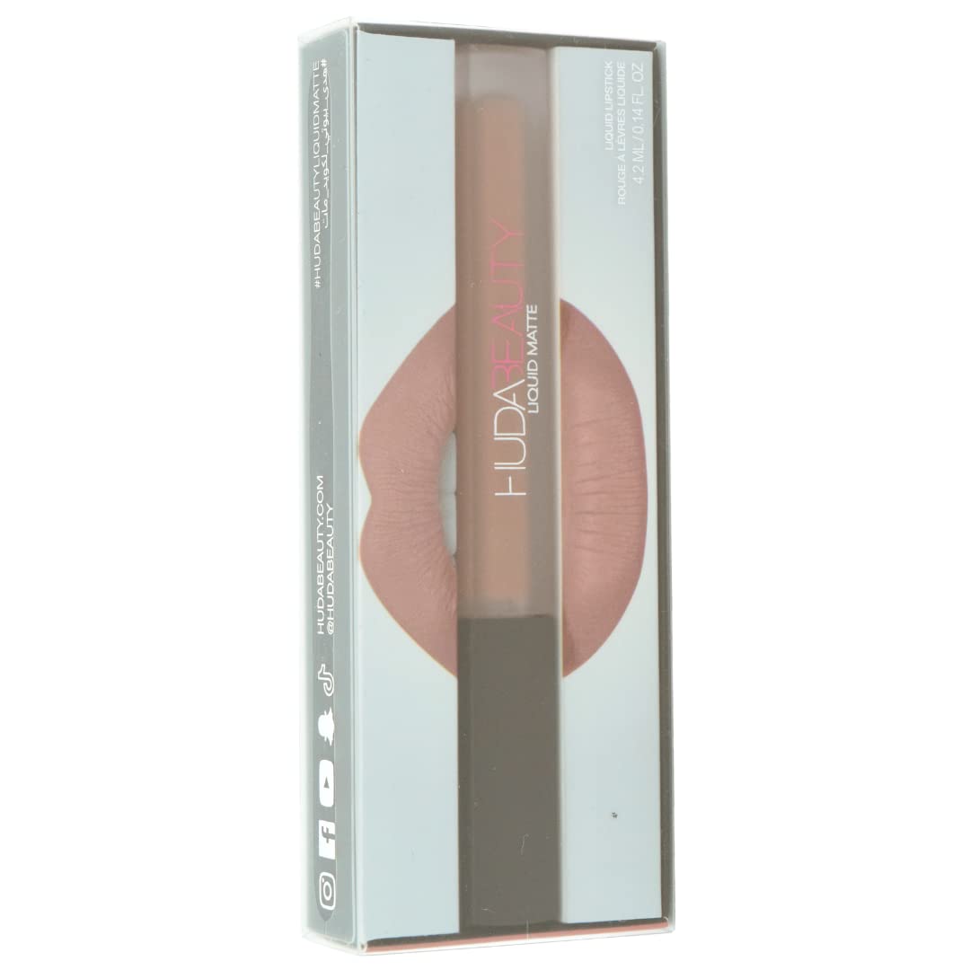 HUDA BEAUTY Liquid Matte Ultra-Comfort Transfer-proof Lipstick Trophy Wife