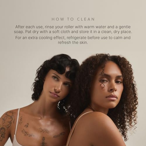 304-Grade Stainless Steel Facial Roller, Face Roller for Eyes, Double Chin, Jawline & Neck, Reduce Puffiness & Improve Wrinkles, Massage Tool for Anti-Aging, Lifting & Lymphatic Drainage