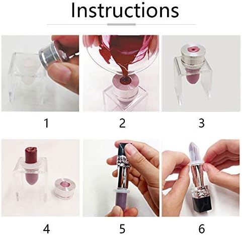 DIY Lipstick Mold - 9mm Silicone Lipstick Filling Tube for Handmade Lip Balm | 4 Holes Design