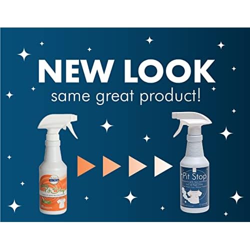 Pit Stop, Sweat Stain & Deodorant (Antiperspirant) Armpit Stain Remover, Multi-stain formulation, 16oz.