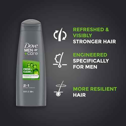 Dove Men+Care Shower Caddy College Gift Set ? Extra Fresh Body + Face Wash, Deodorant for Men + Fresh & Clean 2-in-1 Shampoo & Conditioner (4 Piece Set)