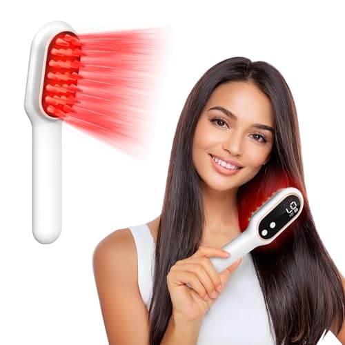 Laser Therapy Hair Growth Comb,Red Light Therapy for Hair Growth Device Electric Scalp Massager, Promote Hair Regrowth in Women and Men Hair Loss,Alopecia Homeusing