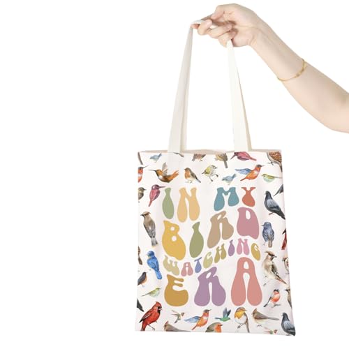 WCGXKO Bird Lovers Gift Bag - Birdwatchers' Crazy Bird Lady Era Tote