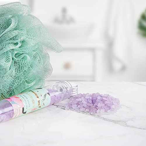 B.C. Beauty Concepts Aromatherapy Bath Salts- Epsom Salts for Soaking, Relaxing Bath Spa Set, Scented in Vanilla Almond, Shea Butter, Sweet Mint, Honey Rose, and Lavender, Sage Floral