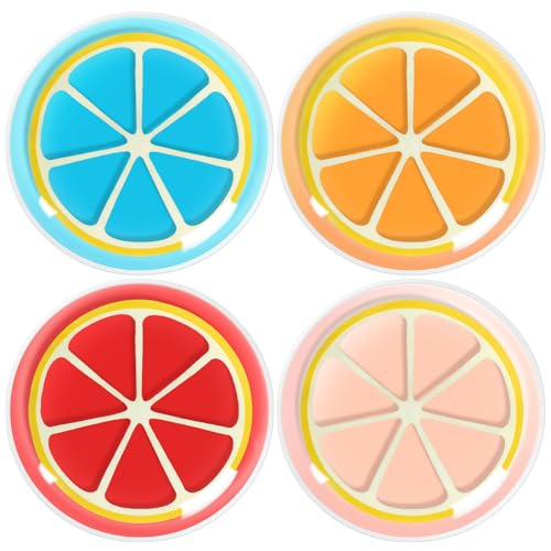 Reusable Gel Eye Ice Pack, Cooling Eye Masks for Eye Strain, Eye Swelling, Eye Redness, Puffy Eyes, Dark Circles, Smooth Fine Lines, and Eye Recover Surgery (Orange £¦ 4PCS)