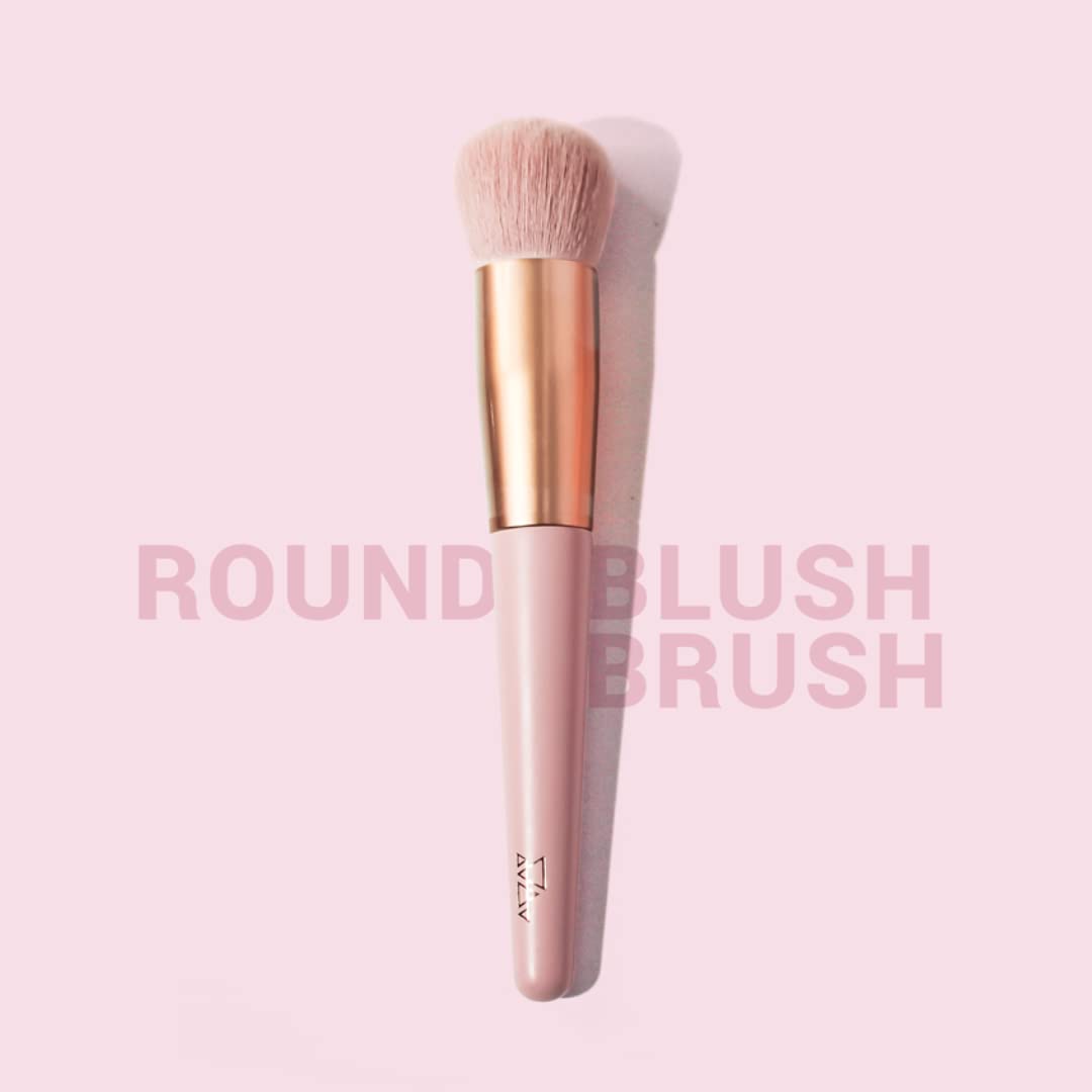 Round Blush Brush - The Good Mineral | Intense Color Application
