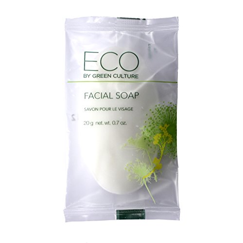 SPEGCFL Facial Soap Bar, Clean Scent, 0.71 oz Pack, 100/Carton
