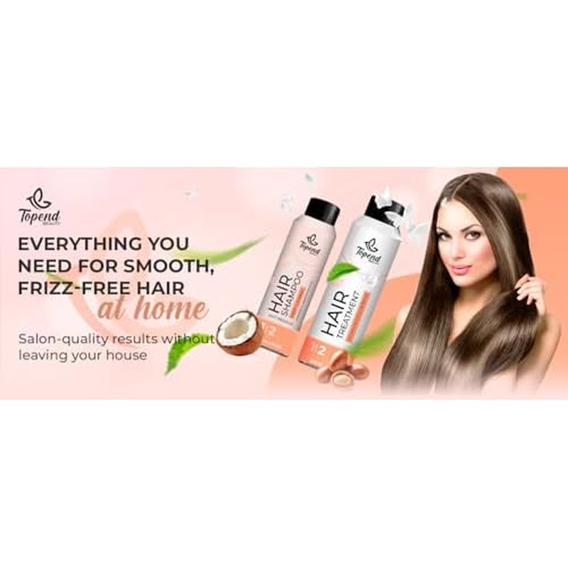 Keratin Hair Treatment Kit ? 470ml | Organic Straightening & Anti-Frizz System with Clarifying Shampoo | Formaldehyde-Free | Smooth, Shine & Repair All Hair Types