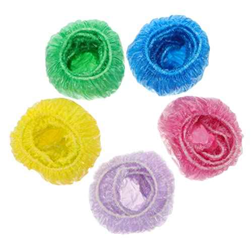 minkissy 100pcs Hair Dyeing Ear Caps Earmuffs for Bathing Sleep Hair Treatment Boys and Girls Disposal Ear Covers