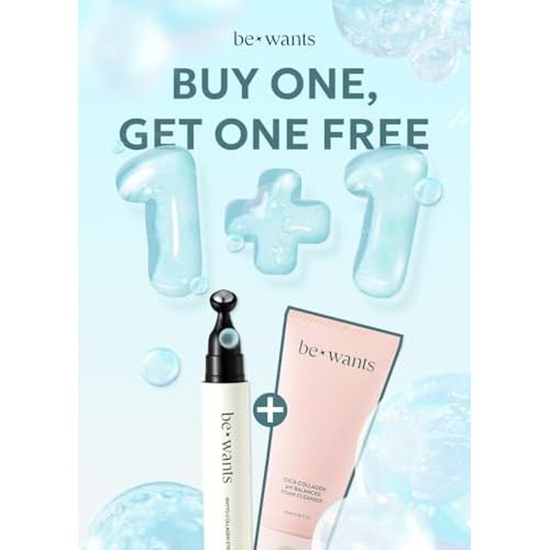 Bewants Instant Eye Bag Remover, Phyto Collagen Roll-On Serum Stick ? Refreshing Under Eye Massage with 61% Bamboo Water & 10% Phyto Collagen (2 Pack)