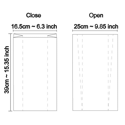 AMT 100 Count Paraffin Wax Bags for Hands and Feet, Plastic Refills Liners, Socks and Gloves Paraffin Bath Mitts Covers for Therabath Wax Treatment Machine Therapy