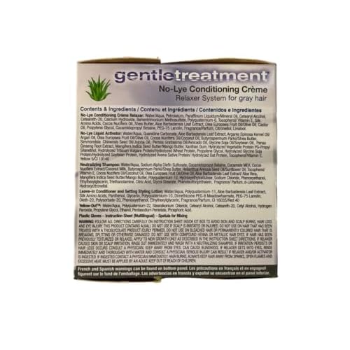 2 set- Gentle Treatment Relaxer for Grey No-lye Kit, 1count
