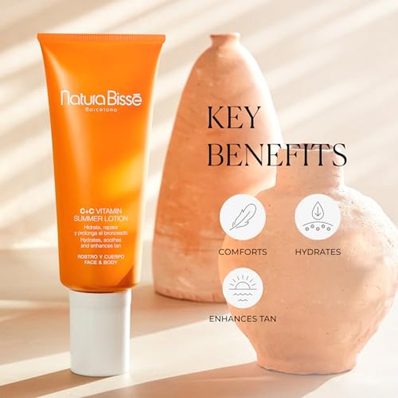 Natura Biss? C+C Vitamin Summer Lotion, Vitamin C Color Enhancing Body Lotion, Hydrates, Soothes & Enhances Sun Tan, For Normal & Dry Skin, 7 Oz