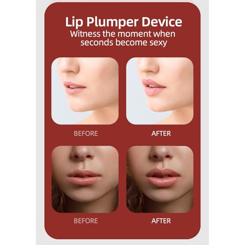 Electric Suction Lip Plumper, Instantly Lips, Enhance Lip Shape, Firm Skin for Women, Professional Beauty Tool, Silicone, with Lithium ion Battery, 300mAh