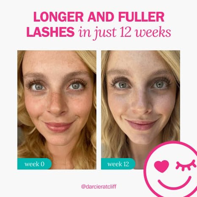 Eyelash Serum Mini for Long-Looking Natural Lashes - Enhances & Strengthens, Travel Size 1mL (0.034 Fl Oz)