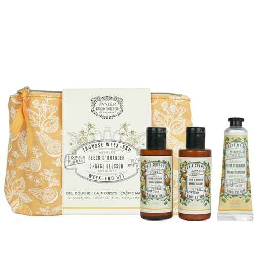 Panier des Sens Body Lotion, Moisturizer - Made in France 97% natural - 8.45 Floz/250 ml (Orange Blossom Set)