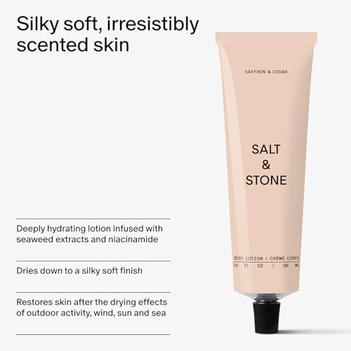 Salt & Stone Body Lotion for Women & Men | Hydrates, Nourishes & Softens Skin | Restores Dry Skin | Fast-Absorbing | Cruelty-Free & Vegan