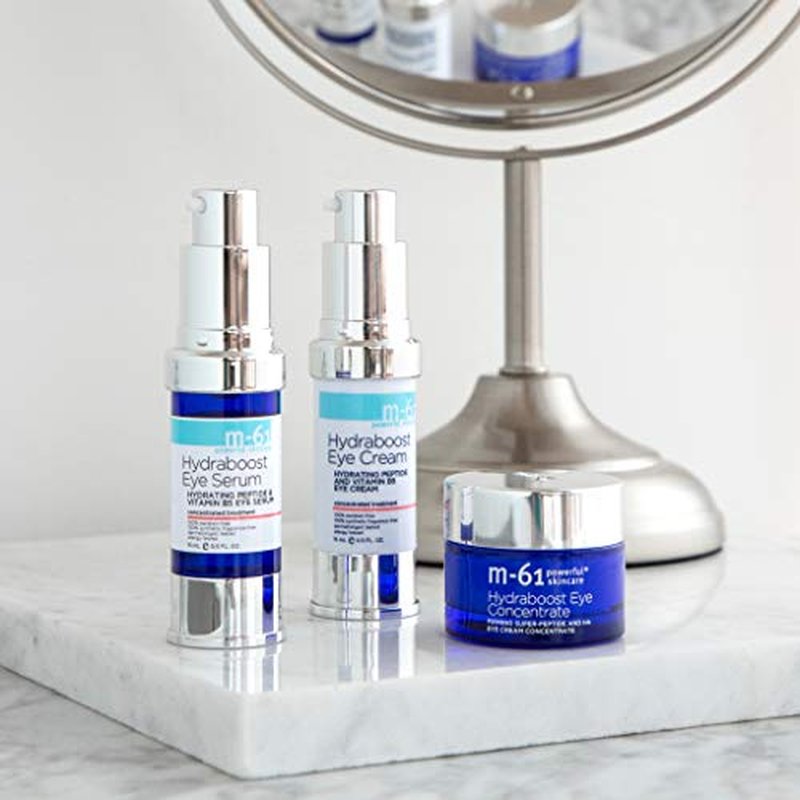m-61 Hydraboost Eye Serum | Hydrating, Firming Eye Serum With Peptides, Vitamin B5. Lightweight. Dermatologist Tested For All Skin Types - 0.5 Fl Oz