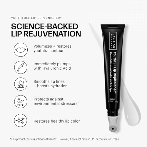 Revision Skincare YouthFull Lip Replenisher¢ç, Moisturizing Lip Plumper with Hyaluronic Acid, Volumizing, Plumping and Anti Aging