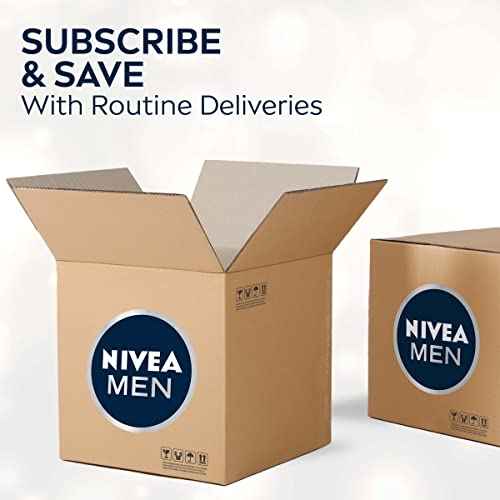 NIVEA MEN Maximum Hydration Deep Cleaning Face Scrub With Aloe Vera, 3 Pack of 4.4 Oz Tubes