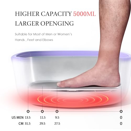Paraffin Wax Machine for Hand and Feet Treatment - 5000ml Large Capacity Paraffin Wax Warmer with 3.85 lbs Refills, Moisturizing Kit Paraffin Hand Wax Machine - 213pcs Set
