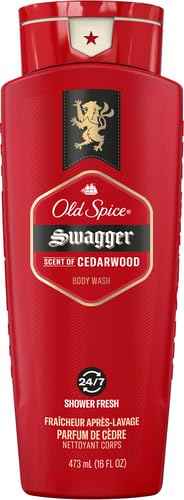 Red Zone Swagger Body Wash for Men, Scent of Confidence, 21 fl oz