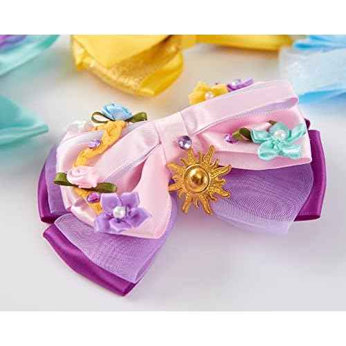 10pcs Princess Hair Bow Clips 4 Inch Women Girls Hair Accessories Party Gift Set