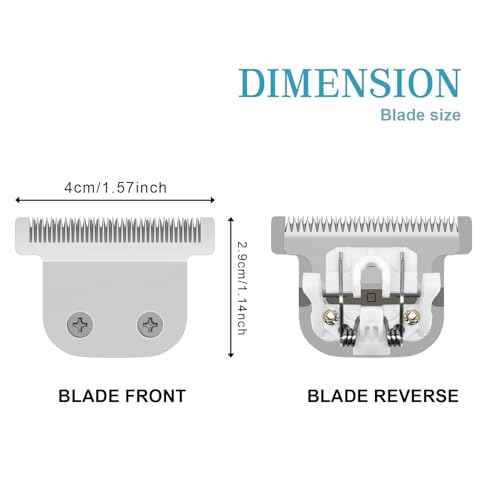 T-Blade Detachable Replacement blades Compatible with Wahl Trimmers 9864/9864SS/9686/9818A/9854L/9876L/9854 /WSS3L/SS2L etc. (1 Pack)
