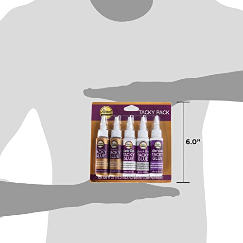 Aleene's 25115 Trial Pack Tacky Glue, 5pk
