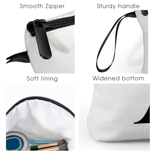 Birthday Friendship Womens Bridesmaid Proposal Personalized Gifts for Friend Sister Teacher Coworkers Bride Travel Makeup Cosmetic Bag with Mirror Valentines Mothers Day Christmas Graduation J