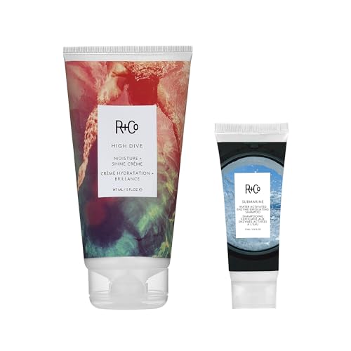 R+Co HIGH DIVE Moisture + Shine Cr?me | Leave-In Hydrating Cream for Smooth, Frizz-Free Hair | Adds Softness, Shine & Manageability | Vegan & Color-Safe