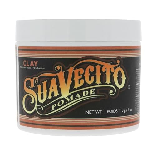 Suavecito Pomade Firme Clay - Strong Hold Hair Clay For Men - Low Shine Matte For Natural Texture Hairstyles