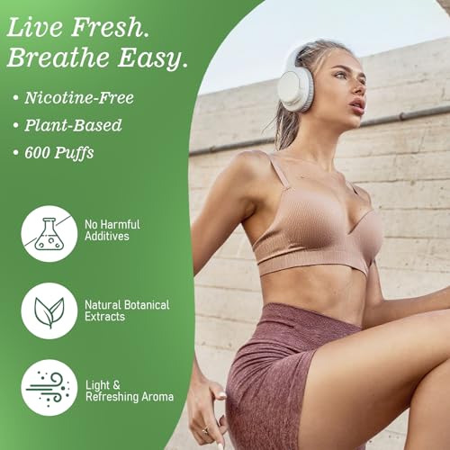 Natural Mullein Herbal Diffuser ? Upgraded Formula with Mint and Thyme Long-Lasting Flavored Air Refreshing Support Oral Fixation Menthol Essential