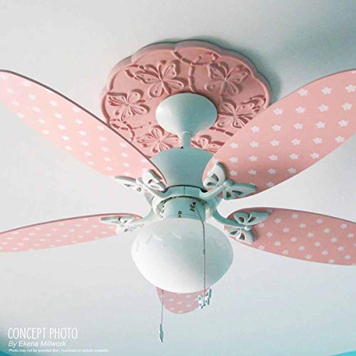 Ekena Millwork CM09BN Benson Ceiling Medallion, 9"OD x 4 1/8"ID x 5/8"P, Primed