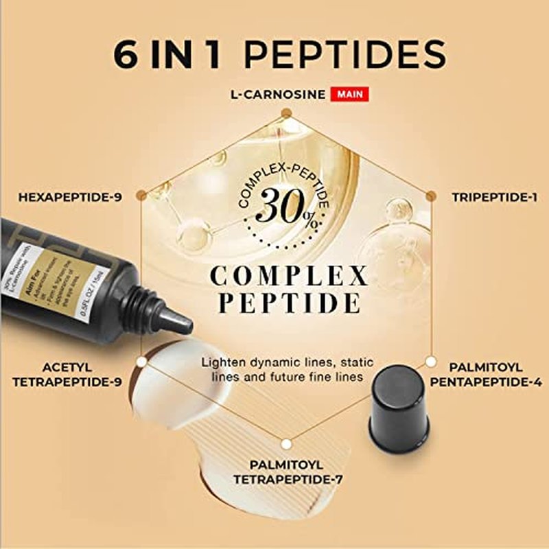 Instant Under-eye Tightener: Eye Bags Firming Treatment Cream - Temporary Eye Wrinkle Puffiness Remover for Senior Men & Women 50+, No Flaking Residue,15ml