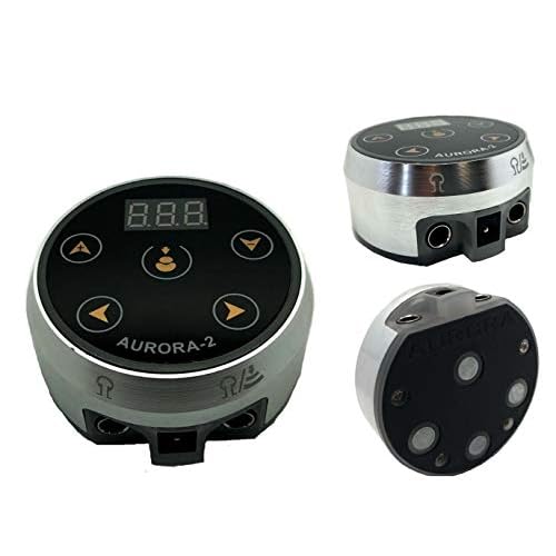 DGT New 2 Gen. Aurora II Dual Machines Tattoo Power Supply (Silver)