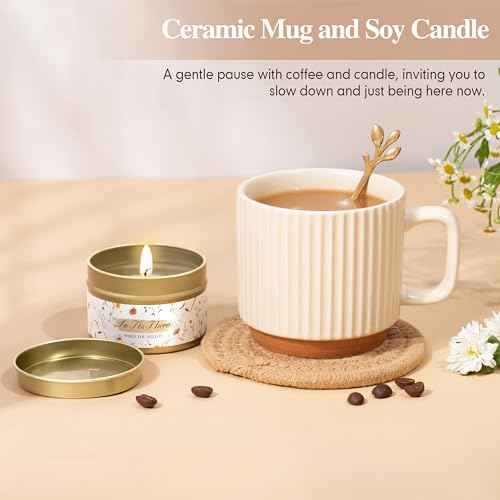 Birthday Gifts for Women, Get Well Soon Self Care Package Box, Sending Hug Baskets Thinking of You Inspirational Gift for New Mom Best Friend Birthday (Ivory)