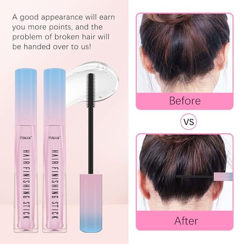 Hair Wax Stick Set (3 Pcs) - Edge Control, Styling Stick for Baby Hair and Wigs, Frizz-Fixing for Slick Finish