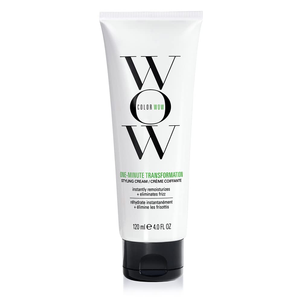 COLOR WOW One Minute Transformation, Nourishing Styling Cream for Instant Frizz Control and Smoother Hair