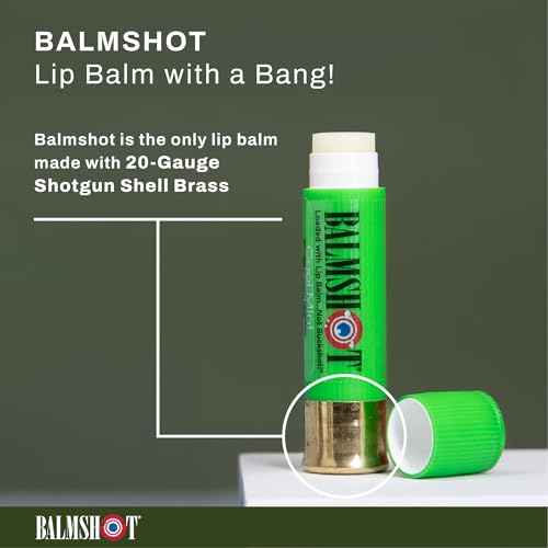 BALMSHOT Lip Balm 4 Pack (Minty Combo Variety Pack)