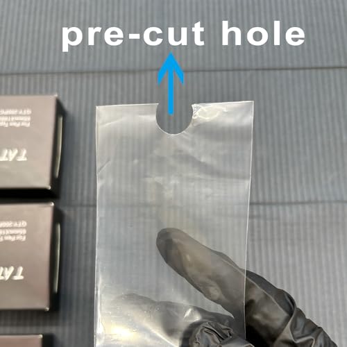 400Pcs Large Machine Pen Covers - Urknall 3"x7" Gun Covers Extra Large Tattoo Pen Sleeves Bags Big Machine Covers Transparent Tattoo Machine Covers Sleeves Tattoo Pen Covers