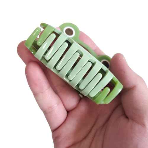 Novelty Small Green Frog Hair Clip,Acetate Hair Claw,Small Hair Clips for Women