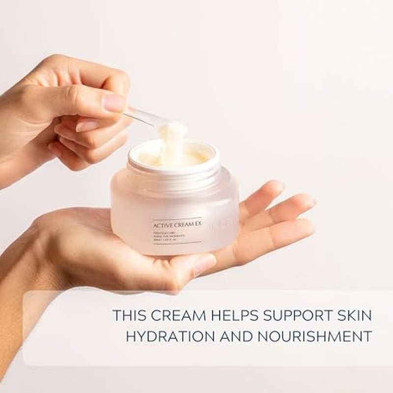 Incellderm Active Cream 50ml - Strengthen Skin Barrier, Plant Stem Cell, Intense Moisturizing, All Skin Types, K-Beauty, Made in Korea