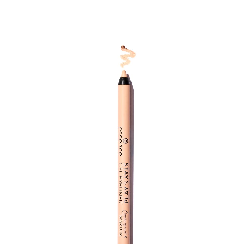 essence Stay & Play Gel Eyeliner Pencil (03 | Silky Nude), Vegan