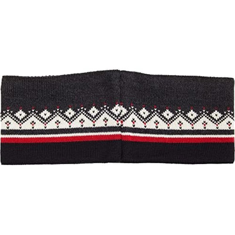 Dale of Norway Moritz Headband E-Dark Charcoal/Raspberry/Off-White/Black One Size