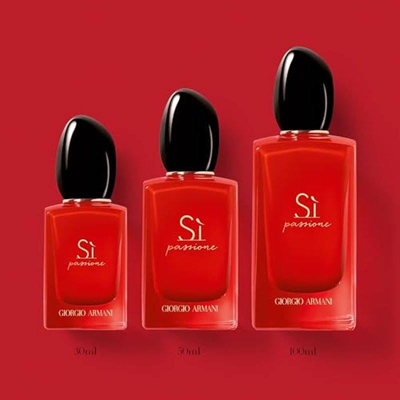 Armani Beauty - S? Passione - Eau de Parfum - Vanilla Perfume for Women - Floral Citrus Fragrance - Blackcurrant Nectar, Damascena Rose, Black Tea Notes