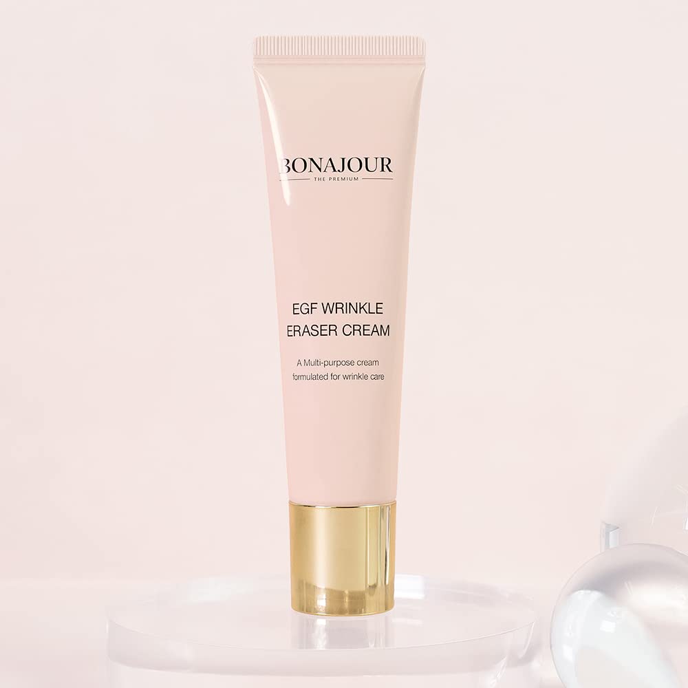 BONAJOUR] EGF Wrinkle Eraser Cream - 10% Volufiline, High Nutrition, Anti-aging&Wrinkle care multi-cream for dry skin 1.01Fl. Oz
