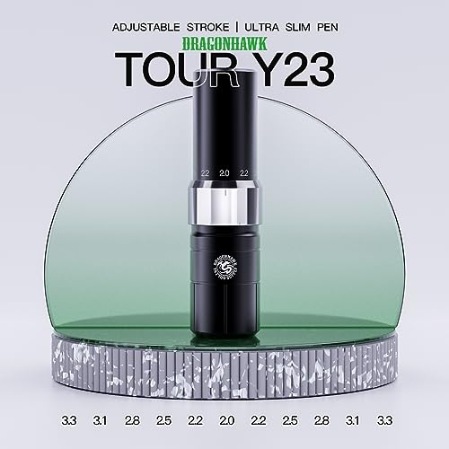 Dragonhawk Tattoo Kit, Tour Y23 Wireless Tattoo Kits Replaceable B2 Battery Tattoo Pen Machine Gun Kit with 6 Strokes Length Change for Beginner & Pro Aritsts Women Beauty